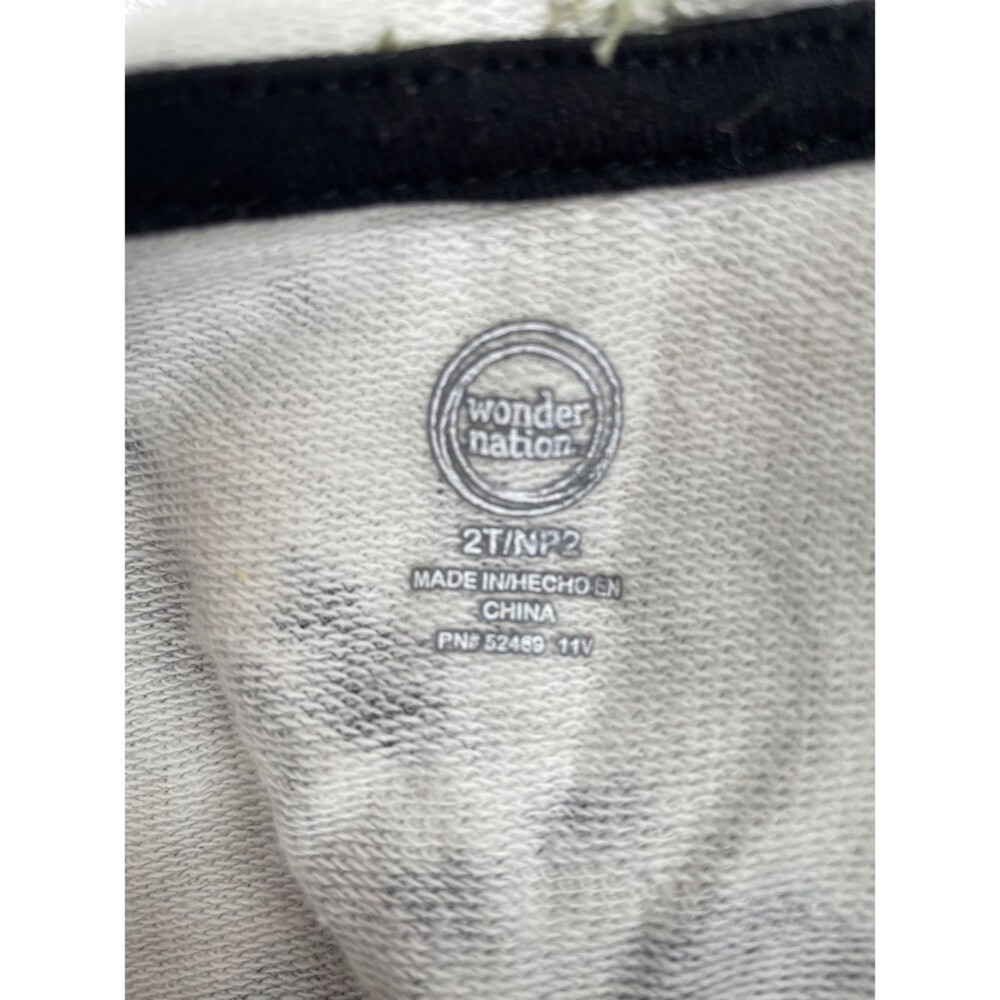 wonder nation Black and White Knit Hoodie Label Detail - Picture 6 of 9